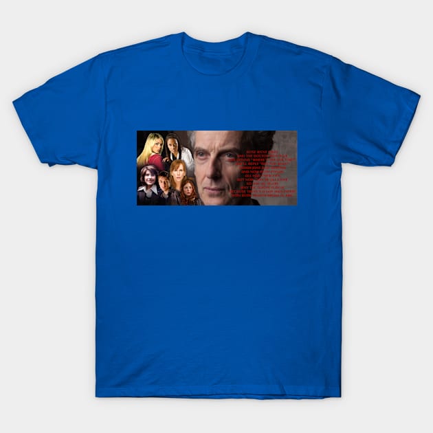 Why the TARDIS is blue T-Shirt by britishbeatlemania